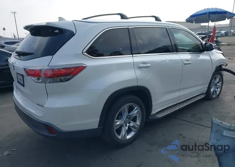 2015 Toyota Highlander Limited V6 из США, поврежденный, VIN 5TDYKRFH5FS077614